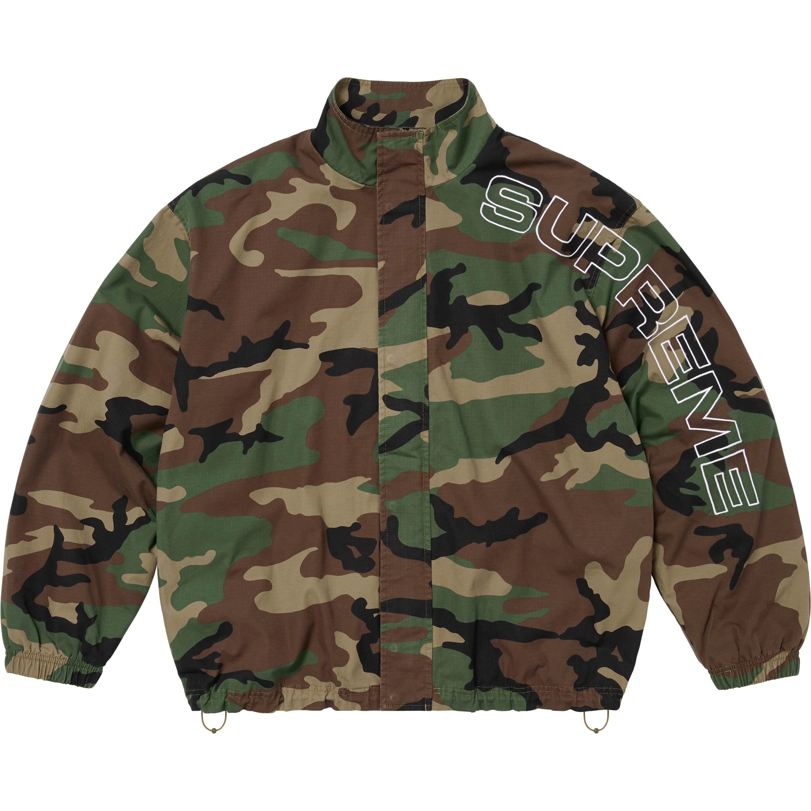 Spellout Embroidered Ripstop Track Jacket view 14